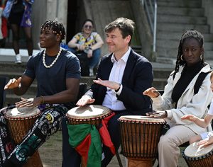 Benjamin Zephaniah, poet, writer, activist, Brunel University, UK