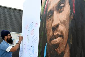 Benjamin Zephaniah, poet, writer, activist, Brunel University, UK