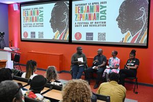 Benjamin Zephaniah, poet, writer, activist, Brunel University, UK