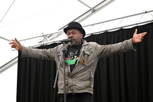 Benjamin Zephaniah, poet, writer, activist, Brunel University, UK