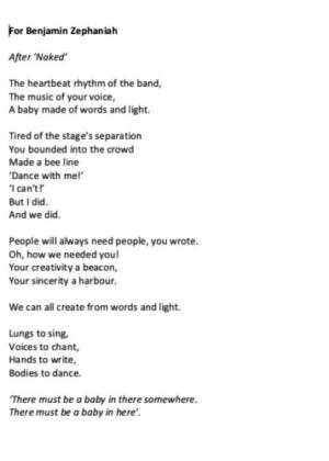 Kathryn Millington - After ‘Naked’. Instagram: @milliethepoet
